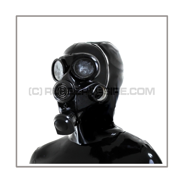 Deluxe gasmask-zipper-hood HR-G with thread at the side - model GP7